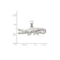 Alligator Pendant (Silver)