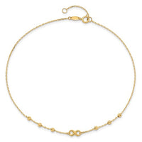 Infinity Anklet Bracelet (14K).