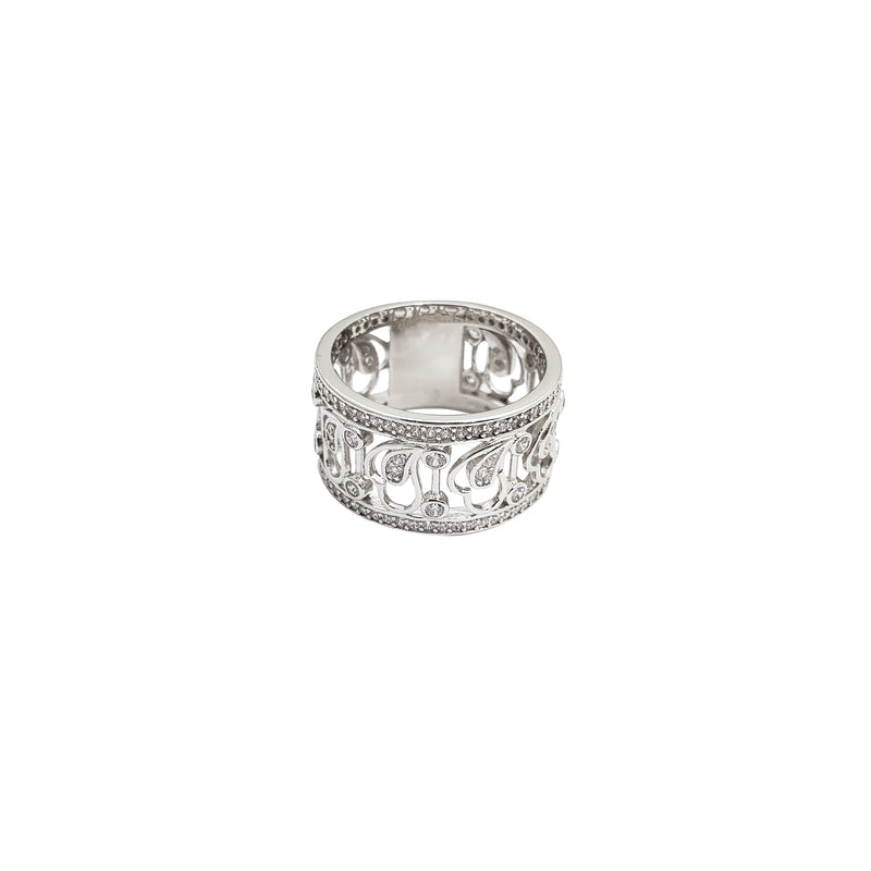 All Around Sequence CZ Ring (Silver)