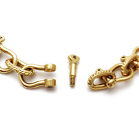 錨卸扣鏈（14K） Popular Jewelry 紐約