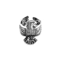 Antique-Finish Eagle Ring (Silver) Popular Jewelry New York