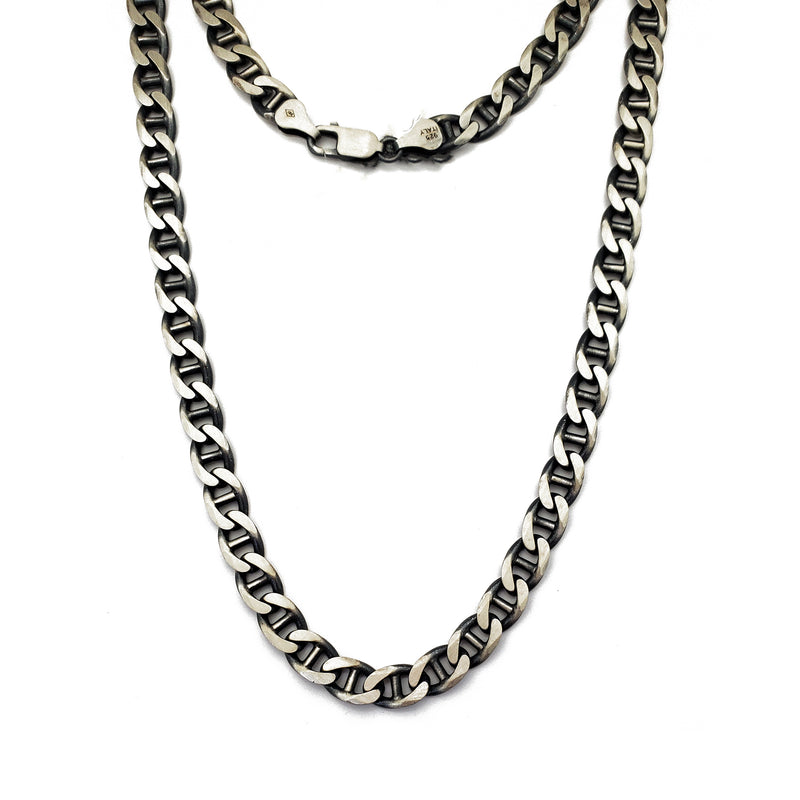 Antique Finish Mariner Link Chain (Silver)