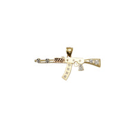 AK-47 Assault Rifle CZ Pendant (14K)