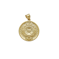 Aztec Günəş Təqvim Kulonu (14K) Popular Jewelry New York