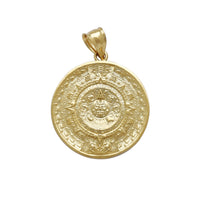 Aztec Günəş Təqvim Kulonu (14K) Popular Jewelry New York