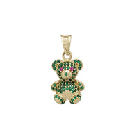 Mini Icy Teddy Bear Pendant (14K)