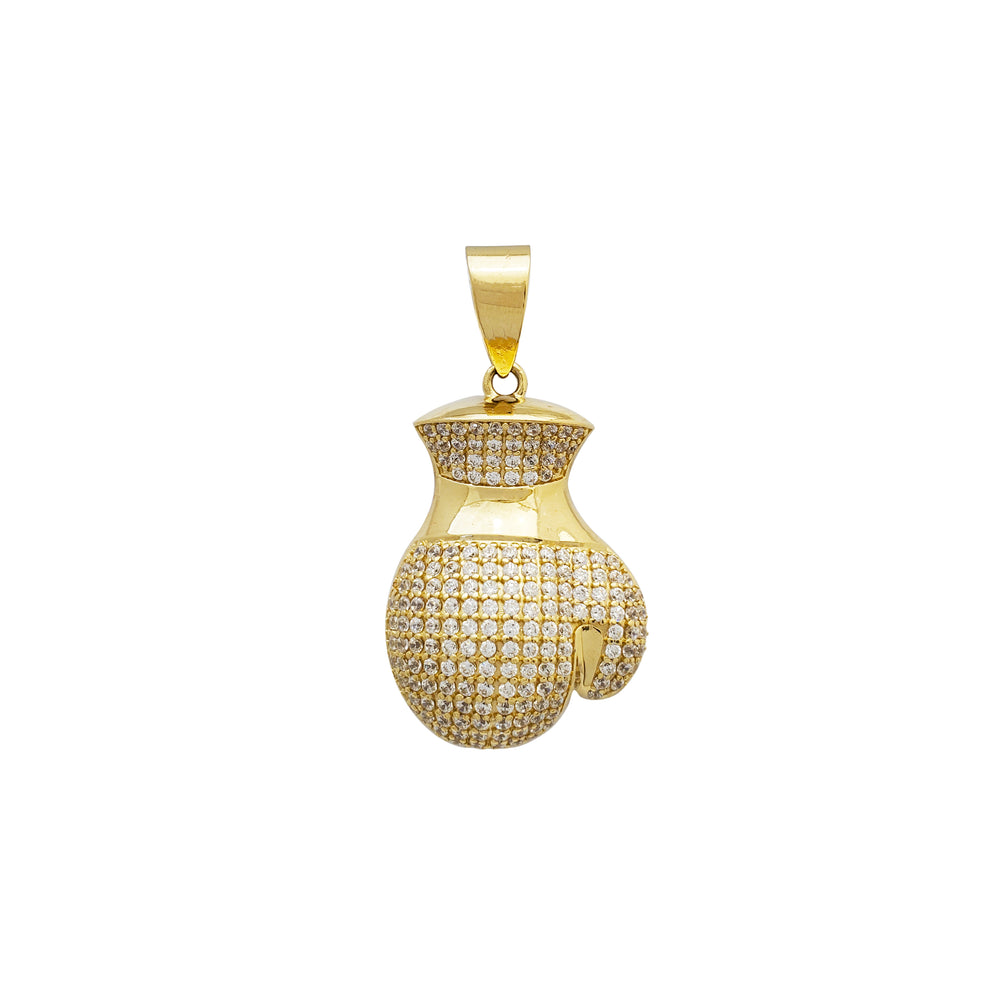Iced Out Boxing Gloves CZ (14K)