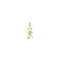Little Boy With Soccer Pendant (14K)