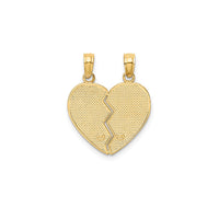 Break Apart "Mother & Sister" Heart Pendant (14K)