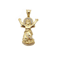 Baby Jesus Cz Pendant (14K).