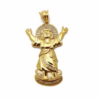 Baby Jesus Cz Pendant (14K).