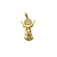 Baby Jesus Cz Pendant (14K).