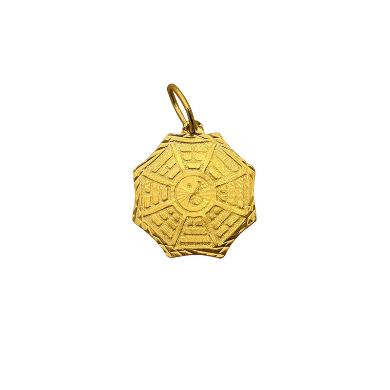 [八卦] Eight Trigrams (Bagua) Pendant (24K) Popular Jewelry New York