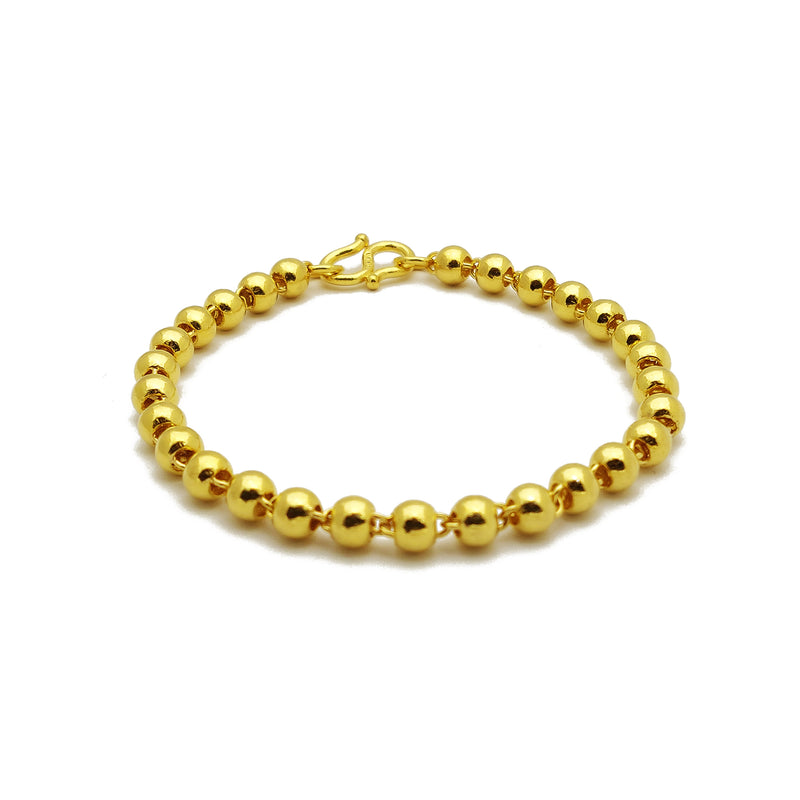 Ball Bracelet (24K) 24 Karat Gold Yellow Gold, Popular Jewelry New York