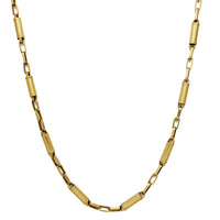 Cadea de cable de bambú (10K) Popular Jewelry nova York