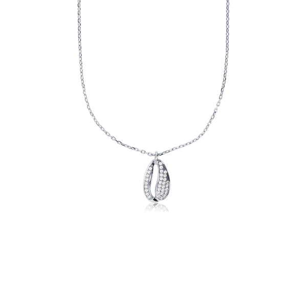 Bean Necklace (Silver)