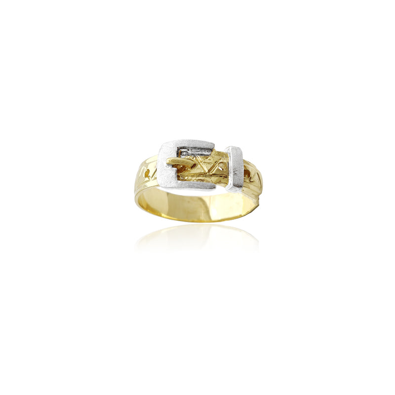 Belt & Buckle Ring (14K) Popular Jewelry New York