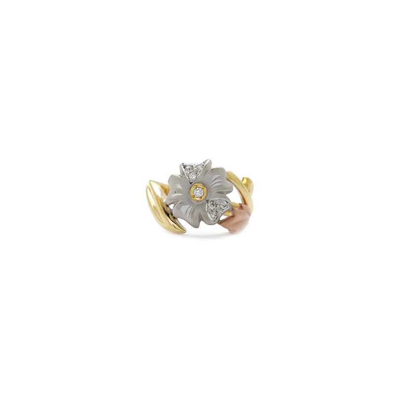 Blossom Flower & Branch Ring (14K) Popular Jewelry New York