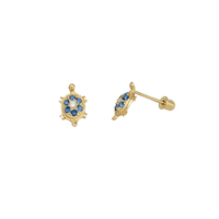 Turtle Stud Earrings (14K)
