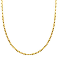 Cadena de caja (14K) Oro amarillo de 14 quilates Popular Jewelry