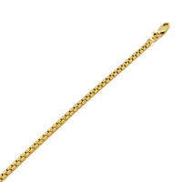 Cadena de caja (14K) Oro amarillo de 14 quilates Popular Jewelry