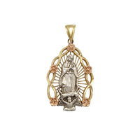 Braids of Roses Virgin Mary Pendant (14K) Popular Jewlery New York