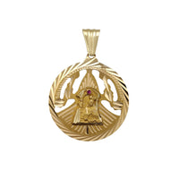 Brillian D-manapaka an'i Saint Barbara Medallion Pendant (14K) Popular Jewelry New York