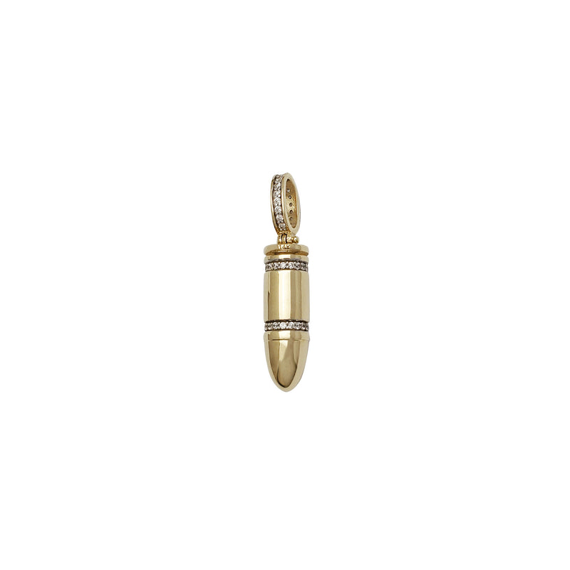 Bullet CZ Pendant (14K)