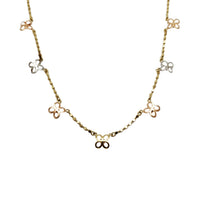 Butterfly Charm Fancy Necklace (14K)