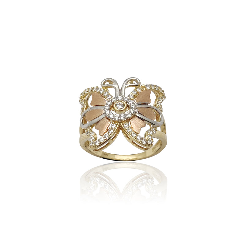 Butterfly CZ Ring (14K) Popular Jewelry New York