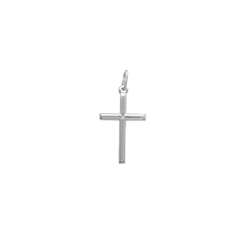 Plain Tube Cross Pendant (Silver) Popular Jewelry New York