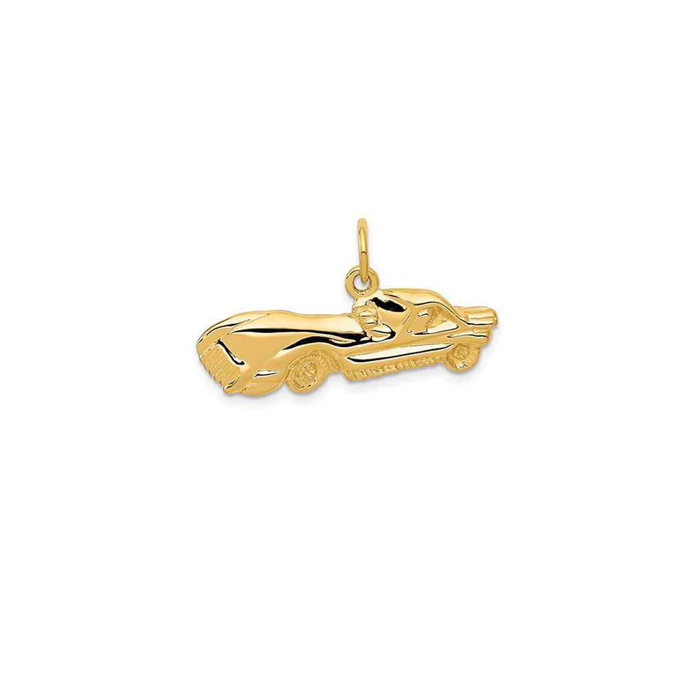 Sport Racing Car Pendant (14K)