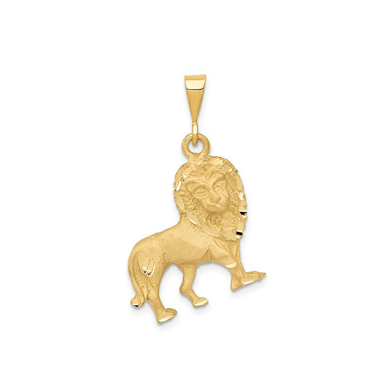 Lion Zodiac Pendant (14K)