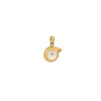 3-D Enameled Birthday Cake Pendant (14K)
