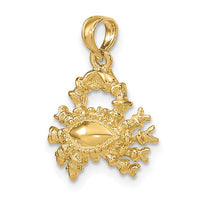 Puffy Cancer Zodiac Abin wuya (14K) Popular Jewelry New York