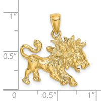Brilliant Leo Zodiac Pendant (14K) Popular Jewelry New York
