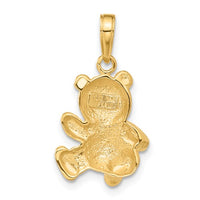 Teddy Bear Pendant (14K)