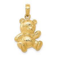 Teddy Bear Pendant (14K)