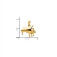 Glossy Grand Piano Pendant (14K)