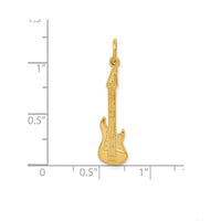 Textured Guitar Pendant (14K)