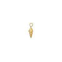 Textured Motorcycle Pendant (14K)