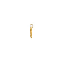 Mặt dây chuyền Golden Retriever cắt kim cương (14K) Popular Jewelry Newyork