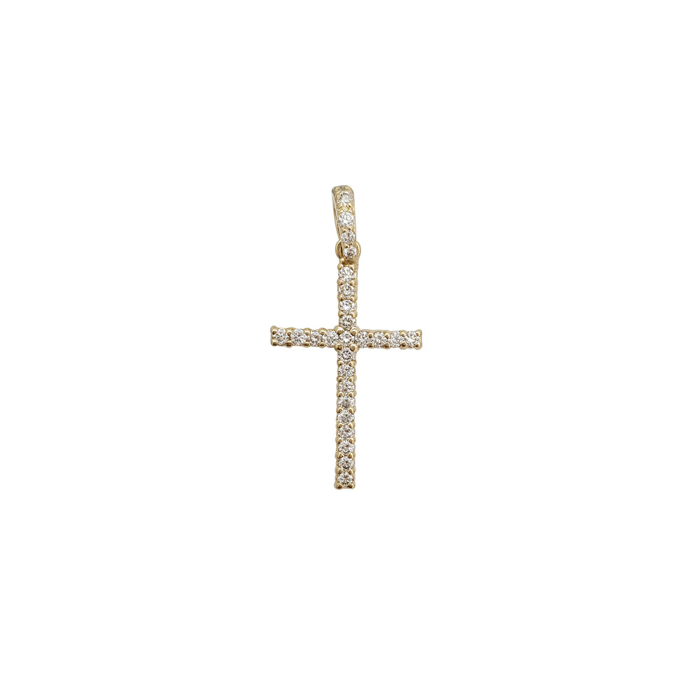 Diamond Cross Pendant (14K)