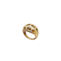 Yellow Topaz & Diamond Lady Ring (14K)