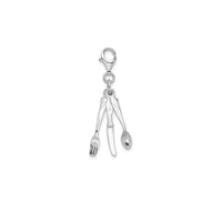 Cutlery Charm (Silver)