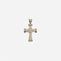 Iced-Out Hydrant Cross Pendant (10K)