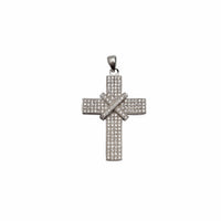 Iced-Out Cross Pendant (Silver)