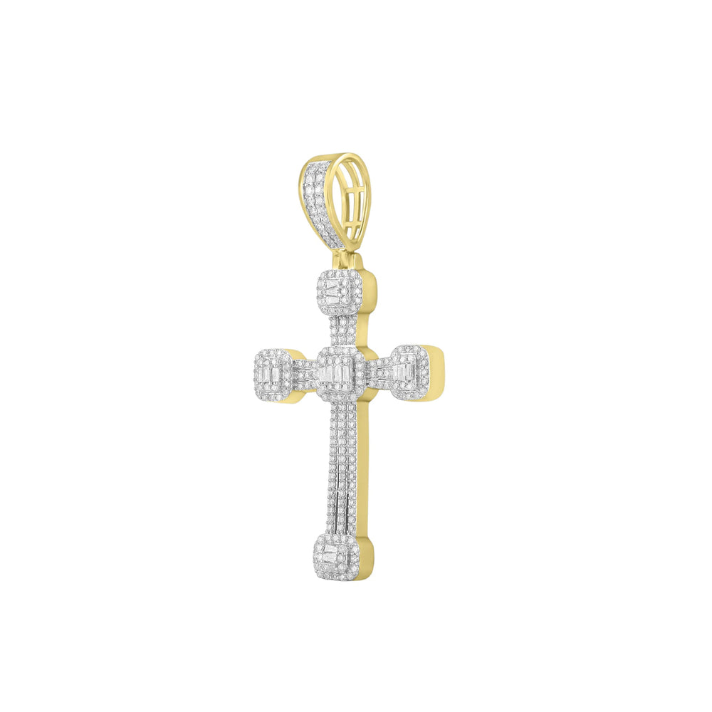 Diamond Baguette Pendant (14K)