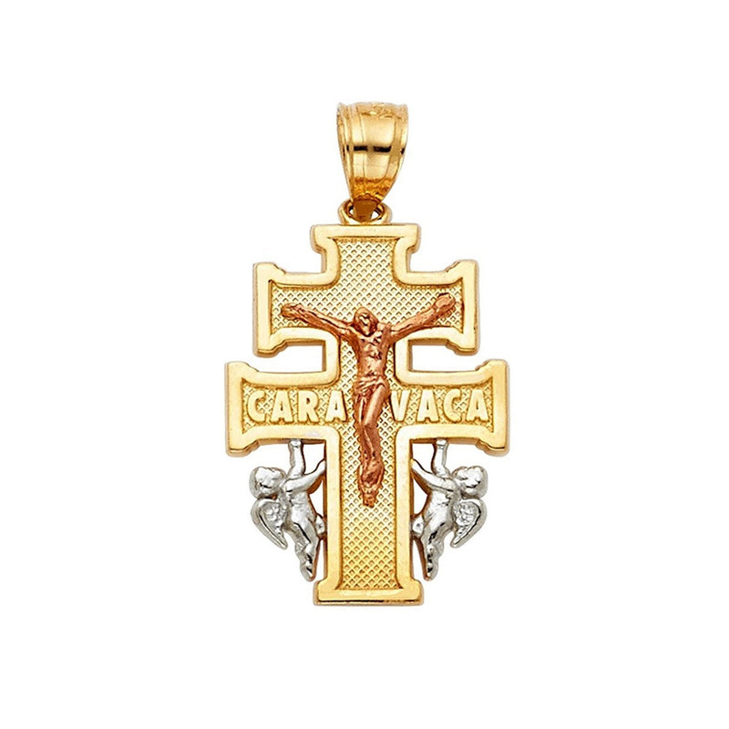 Caravaca Jesus Crucifix Pendant (14K).