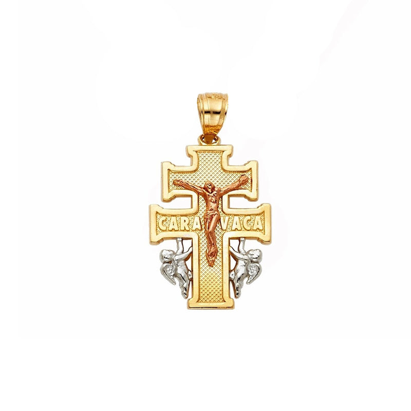 Caravaca Jesus Crucifix Pendant (14K).